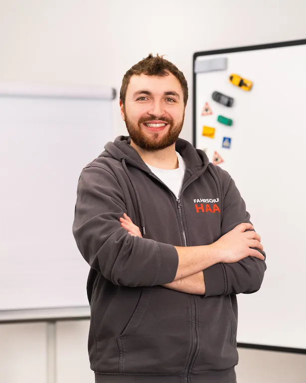 Fahrlehrer Christian Schenk der Fahrschule Haas in Würzburg