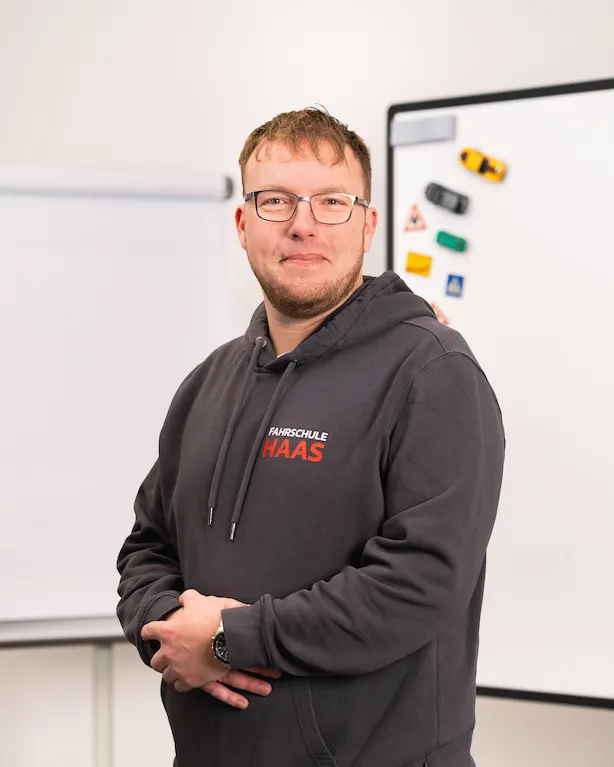 Fahrlehrer Mario Hollmann der Fahrschule Haas in Würzburg